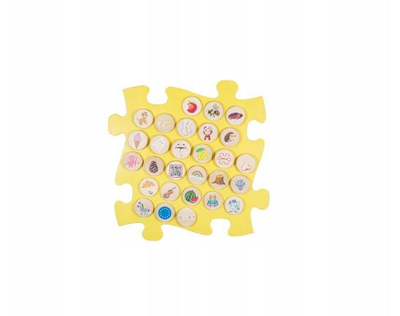 Tapet ortopedik me sensor MUFFIK Alphabet Learning English, puzzle, alfabet, limon