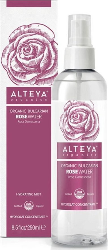 Ujë trëndafili Alteya Organics, organik, 250 ml, me sprej