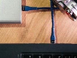 Kabllo USB C TRACER Type C në Type C, 1m, 60W, e zezë bojëqielli
