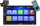 Radio makine Bluetec BC9000 2DIN, ekran 7", Bluetooth, me kamerë mbrapa, i zi