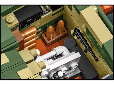 Set ndërtimi Cobi 2676 II WW StuG III Ausf. G, 955 pjesë, shkalla 1:28, kamuflazh