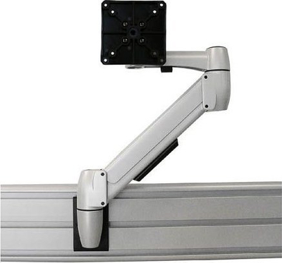 Krah monitori Bakker Elkhuizen Space Single, 7 14 kg, me kapëse, gri