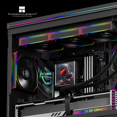 Ftohës me ujë Thermalright Peerless Vision 360 Argb, i zi