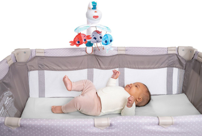 Karusel muzikor për bebe Tiny Love Take Along Ocean, portativ, me figura deti, shumëngjyrësh