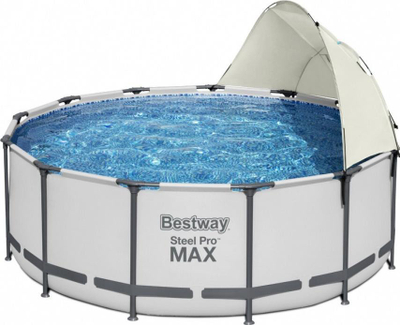 Tendë pishine Bestway 58681, për pishina 3.05 - 5.49 m, për hije e mbrojtje nga dielli UPF 40+, ngjyrë bezhë