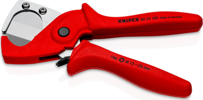 Prerëse tubash Knipex 90 25 185, për tuba plastikë kompozit, dorezë ergonomike