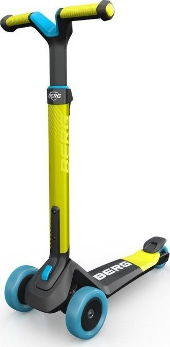 Trotinet për kalamoj BERG Nexo Foldable, 3 rrota, timon i rregullueshëm, lime