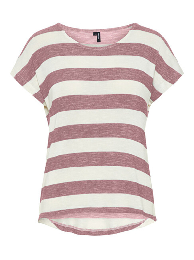 Maicë VERO MODA VMWIDE Box Fit, e bardhë/rozë
