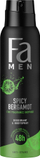 Deodorant sprej Fa Men Spicy Bergamot, 48 orë, për meshkuj