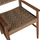Karrige ngrënieje druri teak me litar sintetik 57×66×86 cm (HM9383.01)