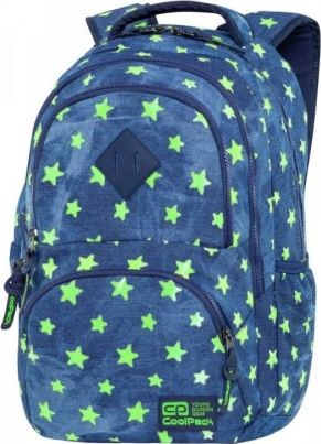 Çantë shpine CoolPack Yellow Stars Dart, 27L, blu me yje