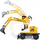 Gëmues lodër Lena Worxx Liebherr, 48 cm, shumëngjyrësh