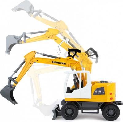 Gëmues lodër Lena Worxx Liebherr, 48 cm, shumëngjyrësh