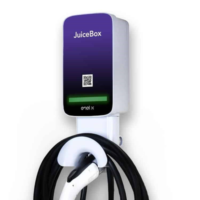 Ngarkues për vetura elektrike Juicebox, 25 ft, 32A NEMA 14-50, i bardhë