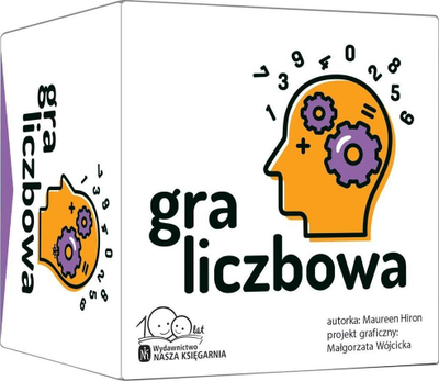 Lojë me letra Nasza Księgarnia Number Game, edukative, për familje, shumëngjyrëshe