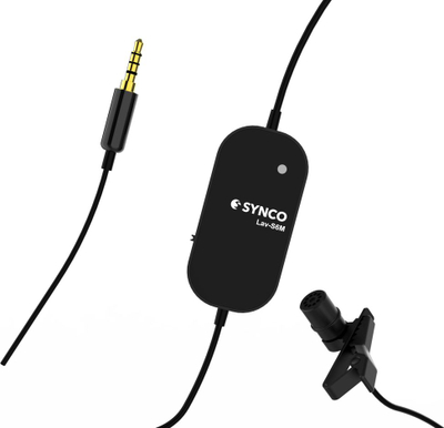 Mikrofon lavalier Synco Lav-S6M, omnidireksional, 3.5mm, i zi