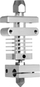 Hotend metalik për printer 3D Micro-Swiss M2710-04, për Creality CR-6 SE, ngjyrë argjendtë