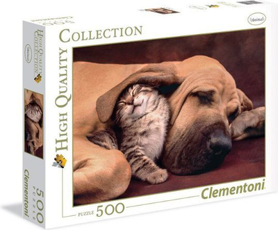 Puzzle Clementoni Cuddles, 500 elemente, shumëngjyrësh