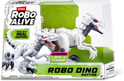 Lodër robotike Zuru Robo Alive Robo Dino Raptor, dinosaur, për kalamaj, shumëngjyrëshe
