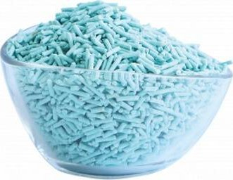 Rërë higjienike për mace Kit Cat Soya Clump Kitten, me erë baby powder, 7L, blu