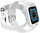 Rrip ore me kasë mbrojtëse Hurtel Protect Strap Band për Apple Watch 7 6 5 4 3 2 SE, 45 44 42mm, i bardhë