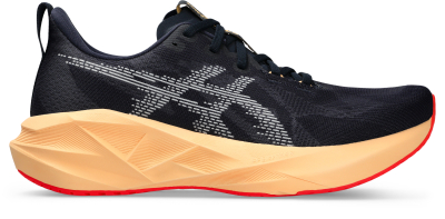 Atlete vrapimi Asics Novablast 5, FF BLAST MAX, të zeza me portokalli