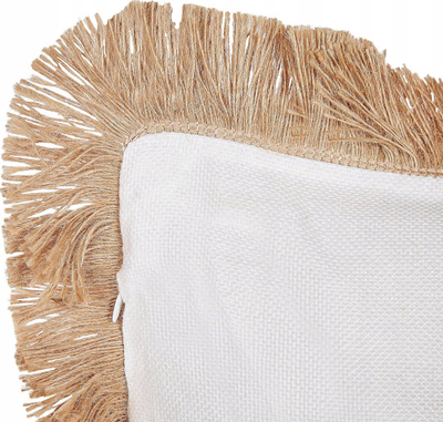 Set jastëkësh dekorativë Beliani AGRIMONY, 45 x 45 cm, motiv oriental, bezhë krem