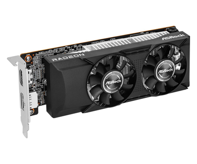 Kartë grafike ASRock RX550, 4GB GDDR5, low profile, e zezë
