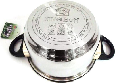 Set tenxheresh Kinghoff KH4441, 12 pjesë, inoks, për induksion, ngjyrë argjendi
