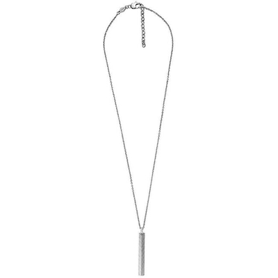 Qafore për meshkuj Fossil Harlow JF04564040, 60cm, e argjendtë