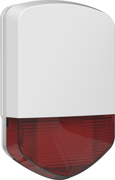 Sirene e jashtme alarmi iGET SECURITY P11v2, pa tela 433 MHz, 230V, e bardhë