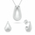 Set qafore dhe vathë Brilio Silver SET272W
