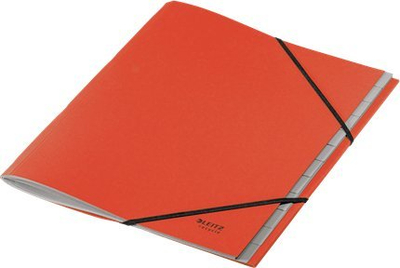 Dosje me ndarje Leitz A4, 12 ndarje, e kuqe