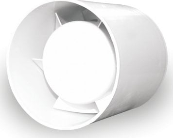 Ventilator kanali Dospel EURO, 100mm, 100 m³/h, 230V, i bardhë