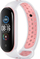 Rrip dore Beline Design për Mi Band 7 6 5, silikon, i bardhë rozë