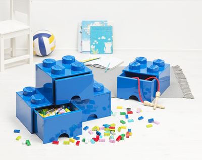 LEGO кутија, со фиока, small (4), жолта
