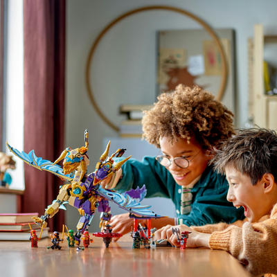 Set LEGO Ninjago Arc Dragon of Focus, 8 minifigura, për kalamaj, shumëngjyrësh