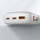 Надворешна батерија Baseus Qpow со дигитален екран, 10000mAh, USB C, бела