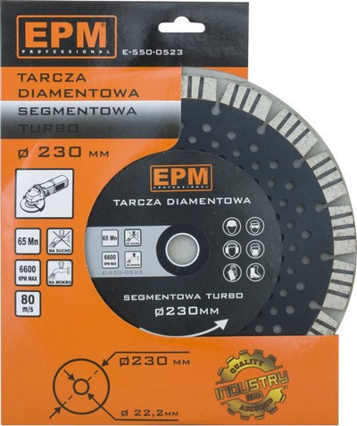 Disk prerës EPM Turbo, 230 mm