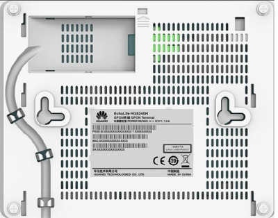 ONT Huawei EchoLife HG8240H, 1x GPON, 4x RJ45 Gigabit, e bardhë