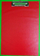 Clipboard Leviatan A4, tabaka shënimesh, e kuqe