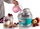 Aparat për akullore Ariete 643/01, 1.5L, kompakt, blu e çelët
