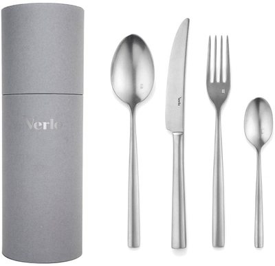 Set lugësh e pirunësh Verlo SU Antique, 24 copë, çelik inox, gri mat