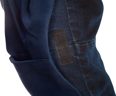Pantallona pune Neo Work Denim me përforcime te gjunjët, masa XL, blu