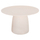 Tavolinë ngrënieje HomeMarkt Seppo HM18154.02, rrumbullake 120cm, fiber cement, e bardhë