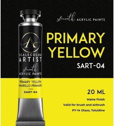 Bojë akrilike Scale75 ScaleColor Artist Primary Yellow, 20 ml, mat, e verdhë
