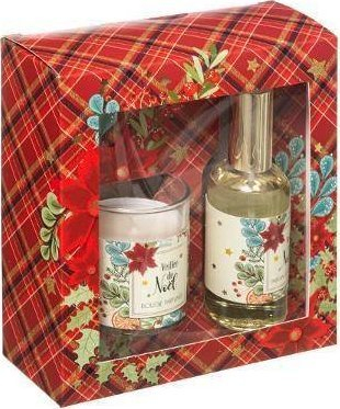 Set aromatik Fééric Lights Veillée de Noël, sprej 100 ml, qiri 90 g, shumëngjyrësh