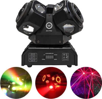Reflektor skenik Light4Me SID PRO, efekt 5 në 1, lazer RGB, shumëngjyrësh