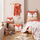 Set mbulesash krevati Douceur d’Intérieur Roxy, 140x200cm, 100% pambuk, me dhelpra, e bardhë