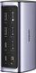 Docking station Ugreen CM555, USB C 12 në 1, PD 100W, gri